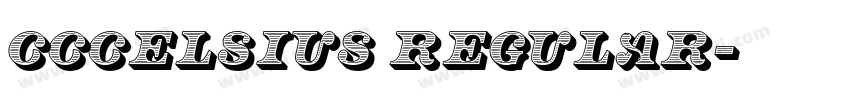 CCcelsius Regular字体转换 CCcelsius Regular字体转换
